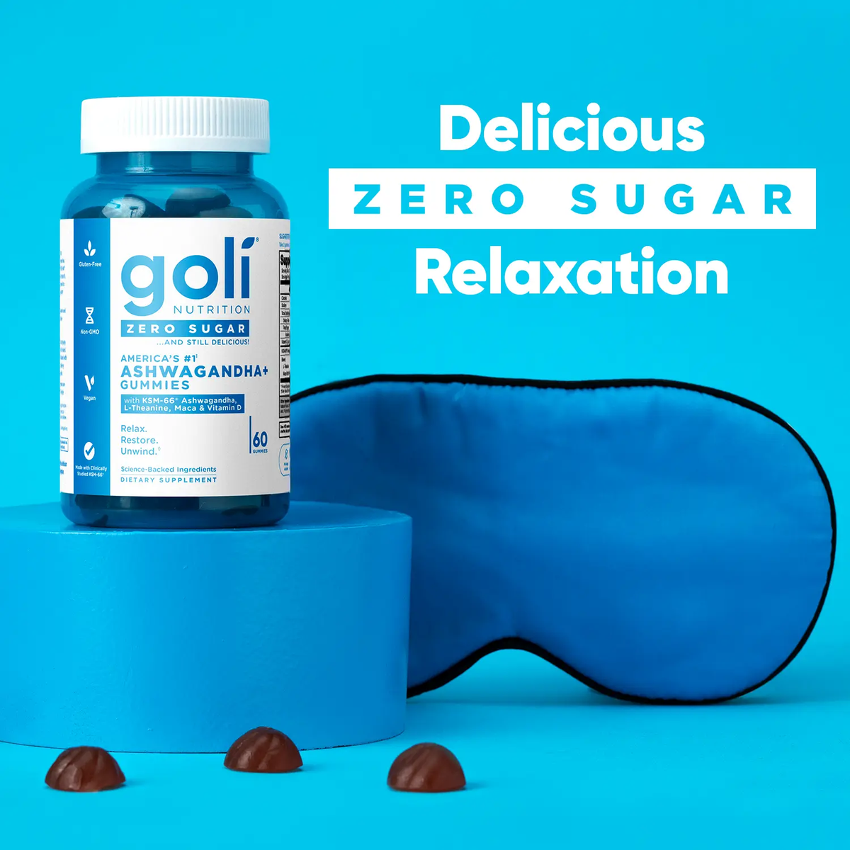 Zero Sugar Best Seller Trio - World'S First 3-In-1 Pre, Post, Probiotic, Apple Cider Vinegar with Vitamin B12 and Probiotics to Address Bloating, Ashwagandha & L-Theanine, Vitamin D Gummies. Gluten-Free, Vegan, Non-Gmo & Gelatin-Free